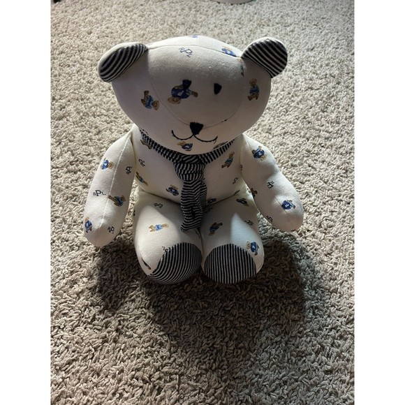Ralph Lauren Toys Ralph Lauren Polo Baby Boys 5 Teddy Bear Plush Blue White Stuffed Animal
